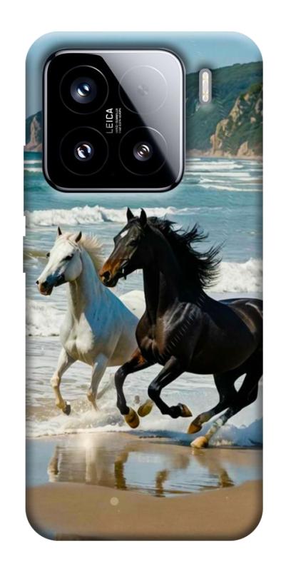 Чехол itsPrint Beach Horses для Xiaomi 15, животные, купить оптом с доставкой
