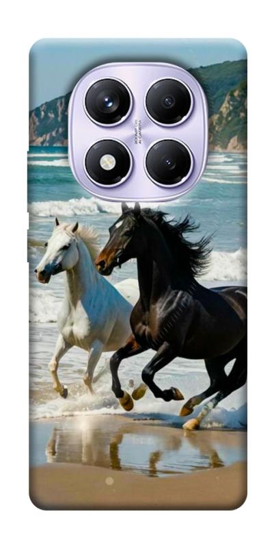 Чехол itsPrint Beach Horses для Xiaomi Poco X7, животные, купить оптом с доставкой