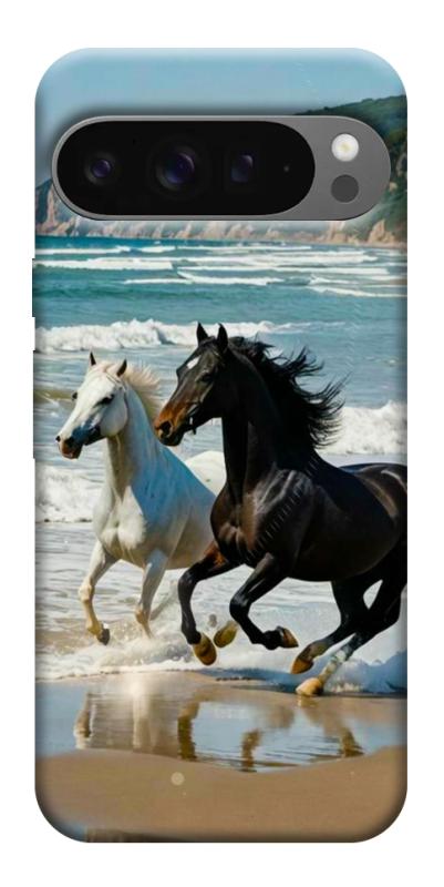 Чехол itsPrint Beach Horses для Google Pixel 10 Pro XL, животные, купить оптом с доставкой