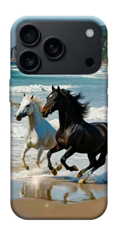 Чохол itsPrint Beach Horses для Apple iPhone 17 Pro Max (6.9"), тварини, купити оптом з доставкою