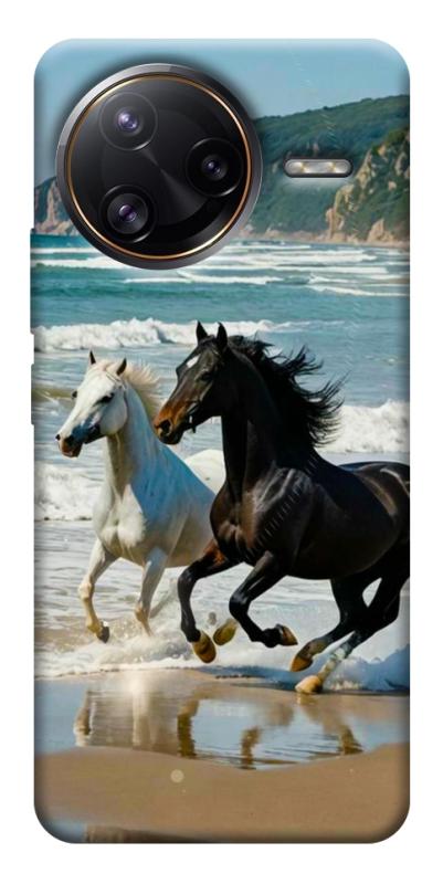 Чехол itsPrint Beach Horses для Xiaomi Poco F7, животные, купить оптом с доставкой