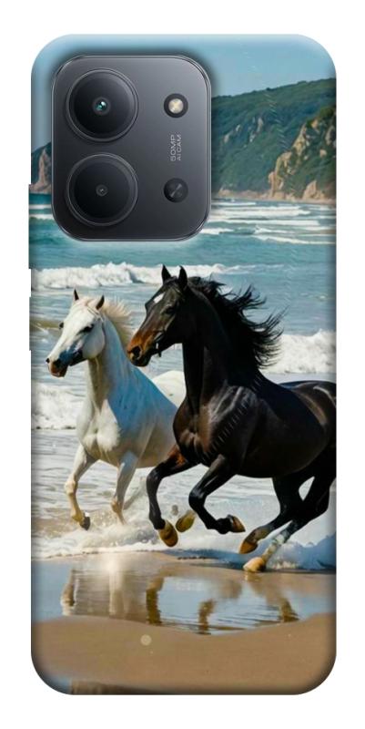 Чехол itsPrint Beach Horses для Xiaomi Redmi 15C (EU), животные, купить оптом с доставкой