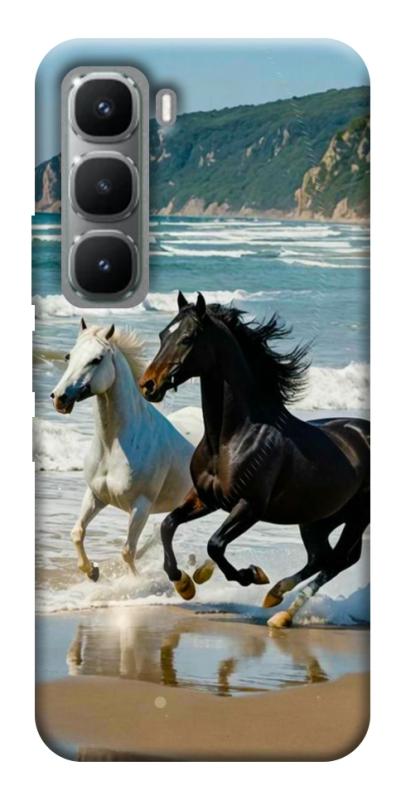 Чохол itsPrint Beach Horses для Infinix Hot 60 Pro, тварини, купити оптом з доставкою