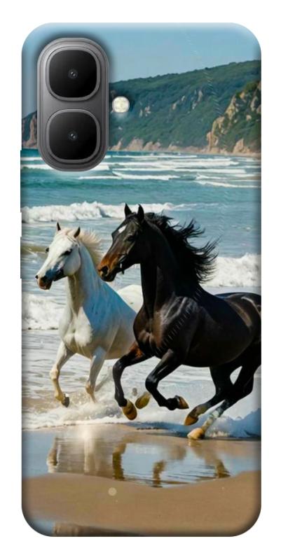 Чехол itsPrint Beach Horses для Infinix Smart 10, животные, купить оптом с доставкой