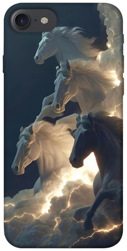 Чохол itsPrint Cloud Horses для Apple iPhone 7 / 8 (4.7"), тварини, купити оптом з доставкою