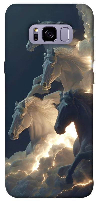 Чехол itsPrint Cloud Horses для Samsung G955 Galaxy S8 Plus, животные, купить оптом с доставкой