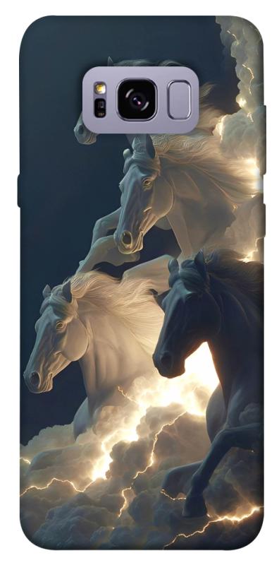 Чохол itsPrint Cloud Horses для Samsung G955 Galaxy S8 Plus, тварини, купити оптом з доставкою