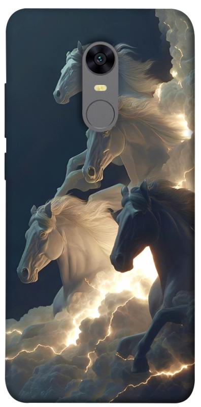 Чехол itsPrint Cloud Horses для Xiaomi Redmi 5 Plus / Redmi Note 5 (Single Camera), животные, купить оптом с доставкой