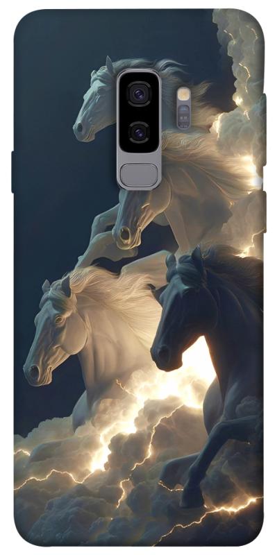 Чехол itsPrint Cloud Horses для Samsung Galaxy S9+, животные, купить оптом с доставкой
