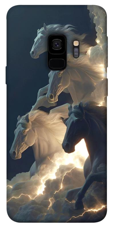 Чохол itsPrint Cloud Horses для Samsung Galaxy S9, тварини, купити оптом з доставкою
