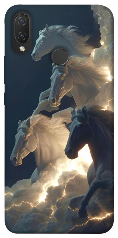 Чехол itsPrint Cloud Horses для Huawei P Smart+ (nova 3i), животные, купить оптом с доставкой