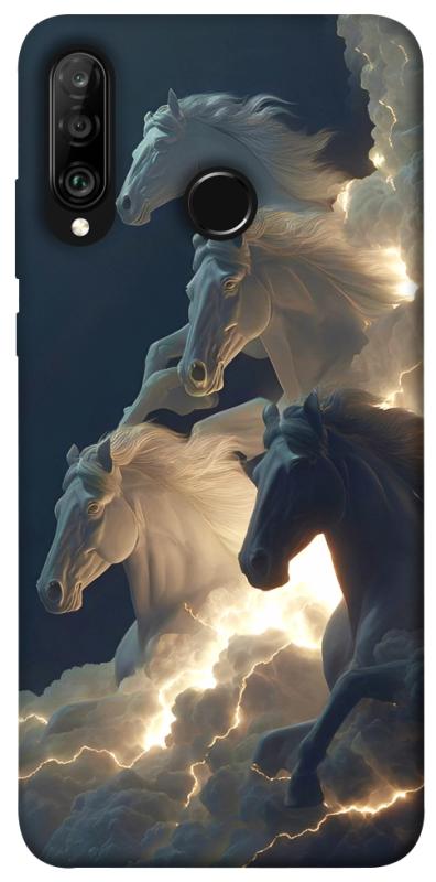 Чехол itsPrint Cloud Horses для Huawei P30 lite, животные, купить оптом с доставкой