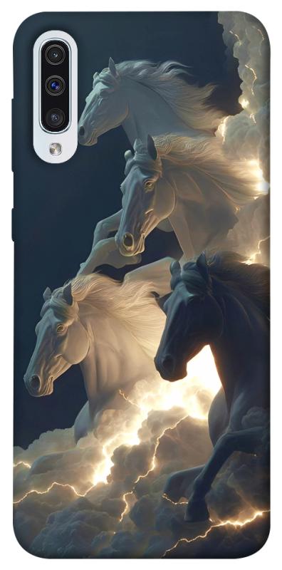 Чехол itsPrint Cloud Horses для Samsung Galaxy A50 (A505F) / A50s / A30s, животные, купить оптом с доставкой