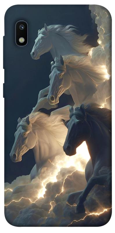 Чохол itsPrint Cloud Horses для Samsung Galaxy A10 (A105F), тварини, купити оптом з доставкою