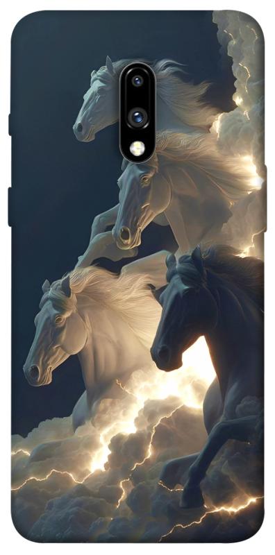 Чехол itsPrint Cloud Horses для OnePlus 7, животные, купить оптом с доставкой