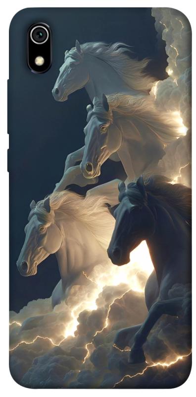 Чехол itsPrint Cloud Horses для Xiaomi Redmi 7A, животные, купить оптом с доставкой