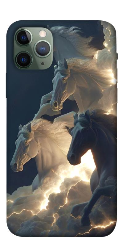 Чехол itsPrint Cloud Horses для Apple iPhone 11 Pro (5.8"), животные, купить оптом с доставкой
