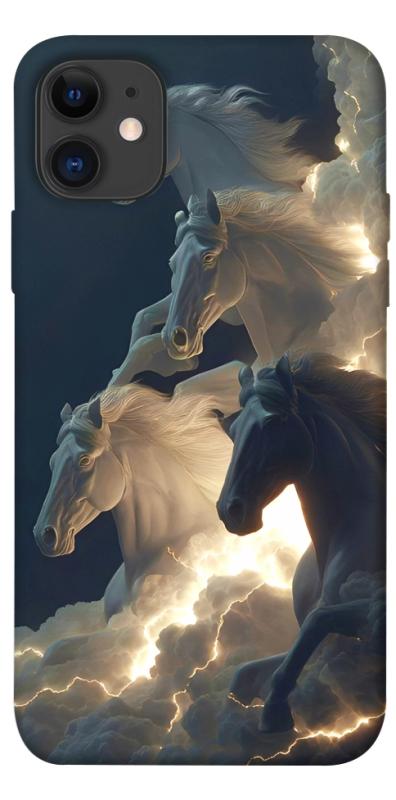 Чохол itsPrint Cloud Horses для Apple iPhone 11 (6.1"), тварини, купити оптом з доставкою