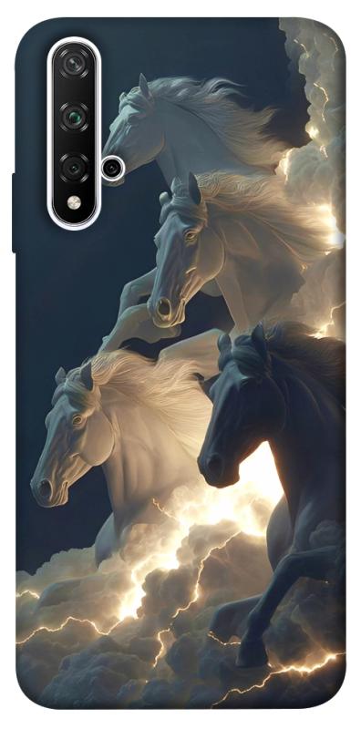 Чехол itsPrint Cloud Horses для Huawei Honor 20 / Nova 5T, животные, купить оптом с доставкой