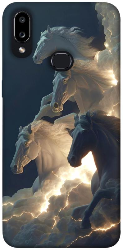 Чехол itsPrint Cloud Horses для Samsung Galaxy A10s, животные, купить оптом с доставкой
