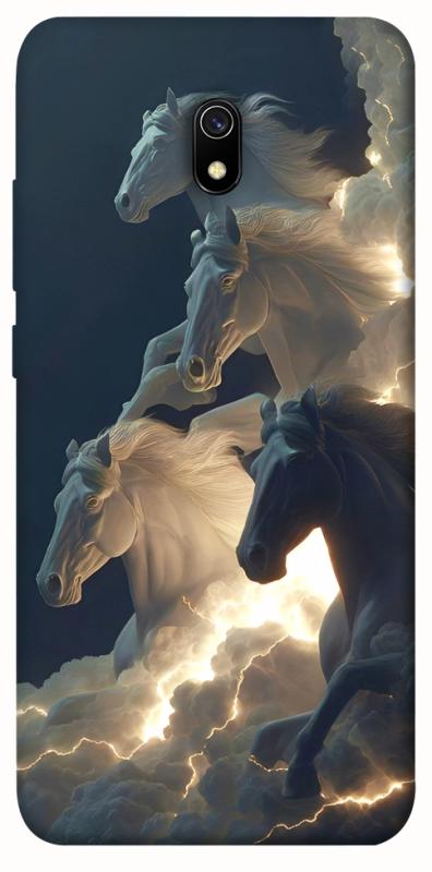 Чехол itsPrint Cloud Horses для Xiaomi Redmi 8a, животные, купить оптом с доставкой