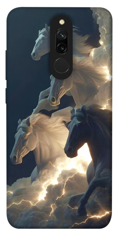 Чехол itsPrint Cloud Horses для Xiaomi Redmi 8, животные, купить оптом с доставкой