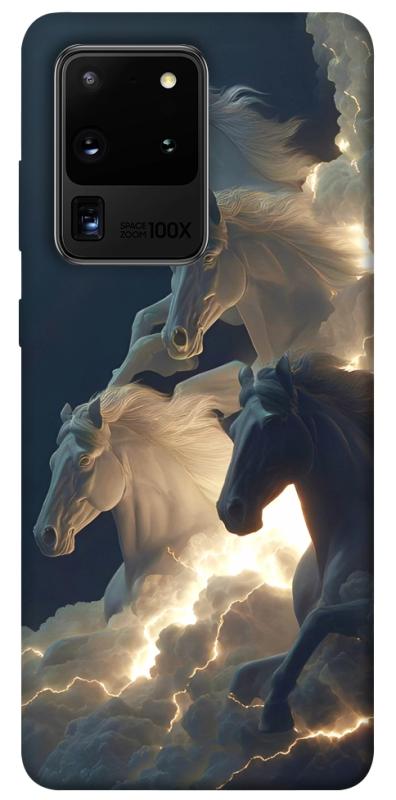 Чехол itsPrint Cloud Horses для Samsung Galaxy S20 Ultra, животные, купить оптом с доставкой