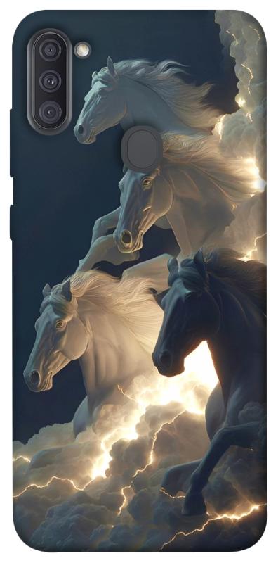 Чехол itsPrint Cloud Horses для Samsung Galaxy A11, животные, купить оптом с доставкой
