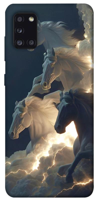 Чехол itsPrint Cloud Horses для Samsung Galaxy A31, животные, купить оптом с доставкой