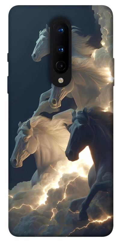 Чохол itsPrint Cloud Horses для OnePlus 8, тварини, купити оптом з доставкою