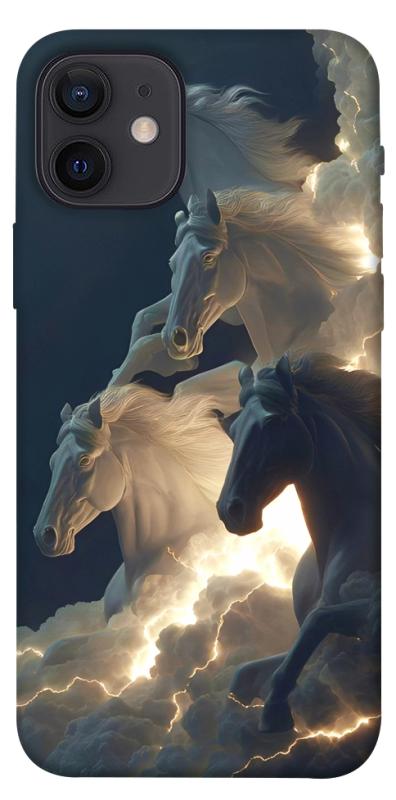 Чохол itsPrint Cloud Horses для Apple iPhone 12 Pro (6.1"), тварини, купити оптом з доставкою