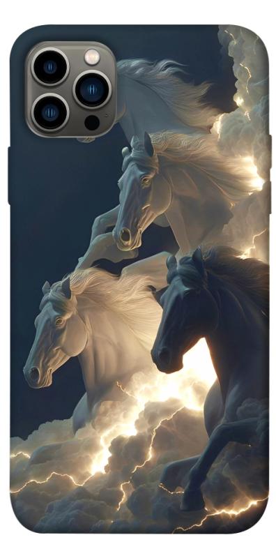 Чохол itsPrint Cloud Horses для Apple iPhone 12 Pro (6.1"), тварини, купити оптом з доставкою