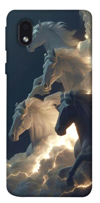 Чехол itsPrint Cloud Horses для Samsung Galaxy M01 Core / A01 Core, животные, купить оптом с доставкой