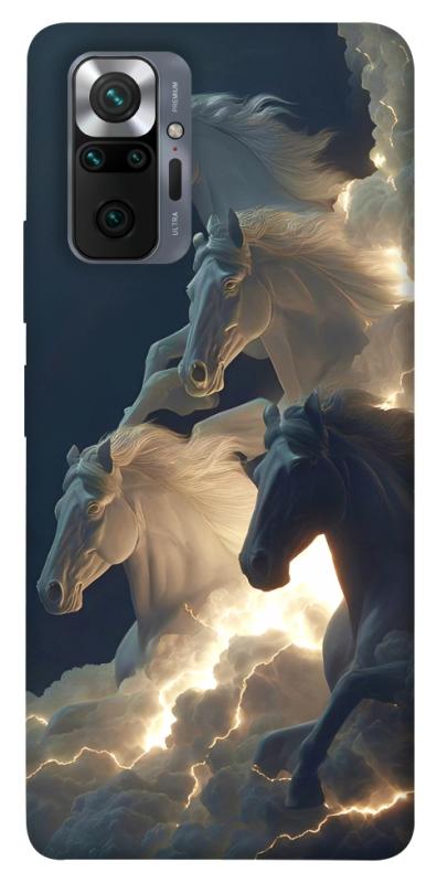 Чехол itsPrint Cloud Horses для Xiaomi Redmi Note 10 Pro, животные, купить оптом с доставкой