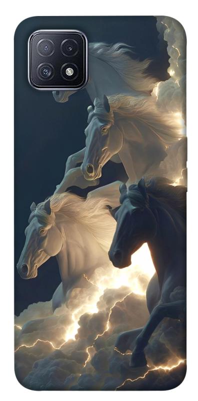 Чехол itsPrint Cloud Horses для Oppo A73, животные, купить оптом с доставкой