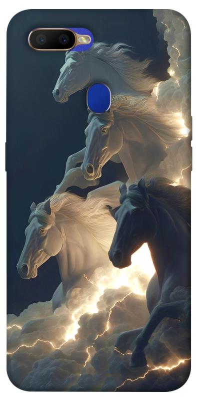 Чехол itsPrint Cloud Horses для Oppo A5s / Oppo A12, животные, купить оптом с доставкой