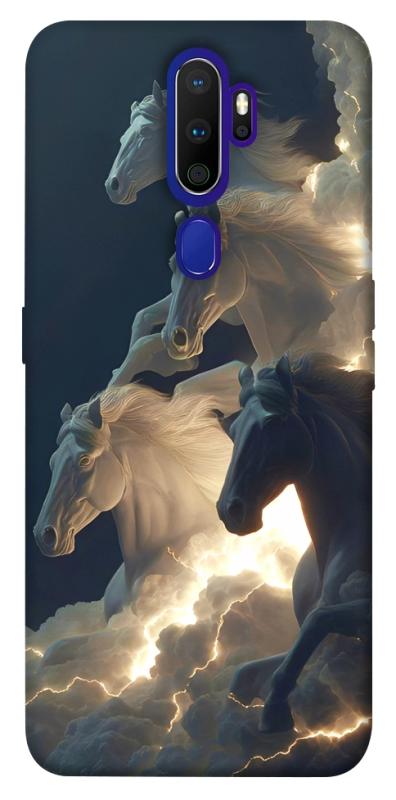 Чехол itsPrint Cloud Horses для Oppo A5 (2020) / Oppo A9 (2020), животные, купить оптом с доставкой