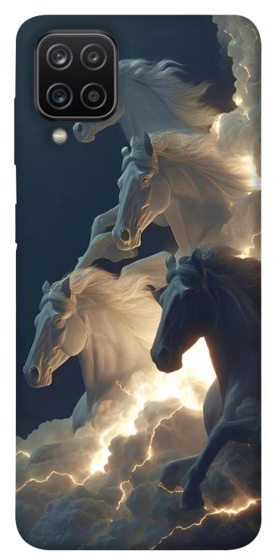 Чехол itsPrint Cloud Horses для Samsung Galaxy A12, животные, купить оптом с доставкой