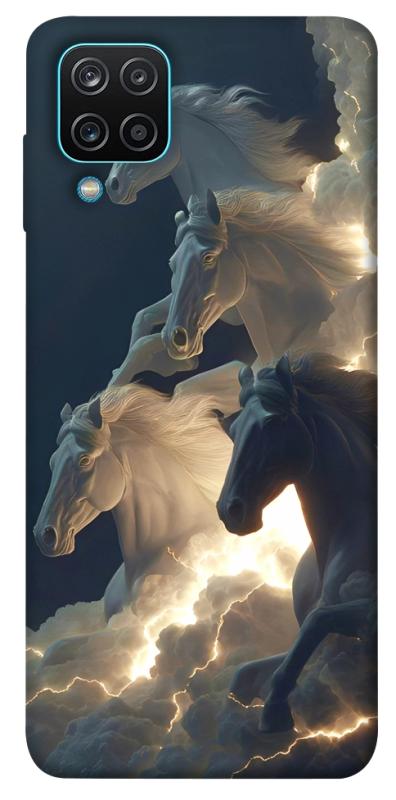Чехол itsPrint Cloud Horses для Samsung Galaxy A12, животные, купить оптом с доставкой