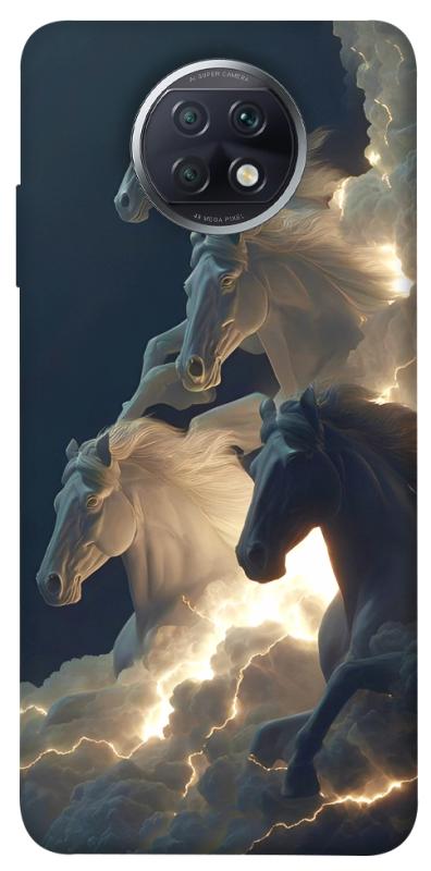 Чехол itsPrint Cloud Horses для Xiaomi Redmi Note 9 5G / Note 9T, животные, купить оптом с доставкой