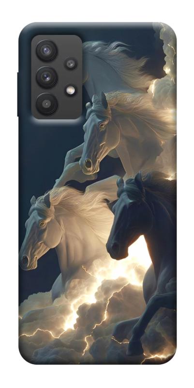 Чехол itsPrint Cloud Horses для Samsung Galaxy A32 (A326B) 5G, животные, купить оптом с доставкой