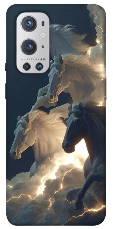 Чохол itsPrint Cloud Horses для OnePlus 9 Pro, тварини, купити оптом з доставкою