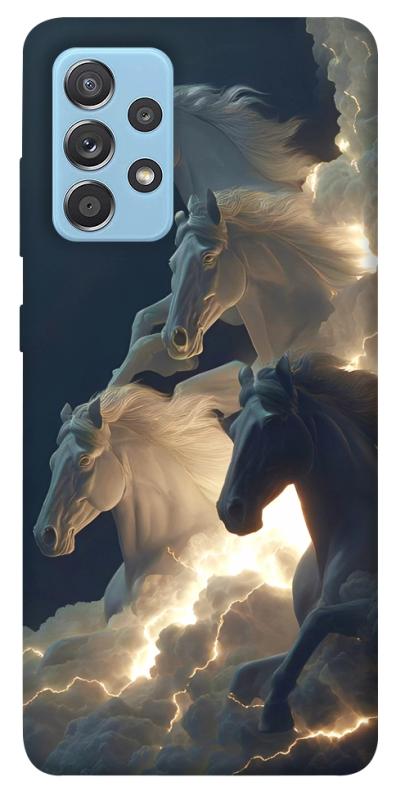 Чехол itsPrint Cloud Horses для Samsung Galaxy A52 4G / A52 5G, животные, купить оптом с доставкой