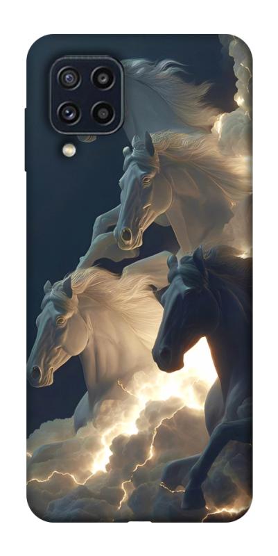 Чохол itsPrint Cloud Horses для Samsung Galaxy M32, тварини, купити оптом з доставкою