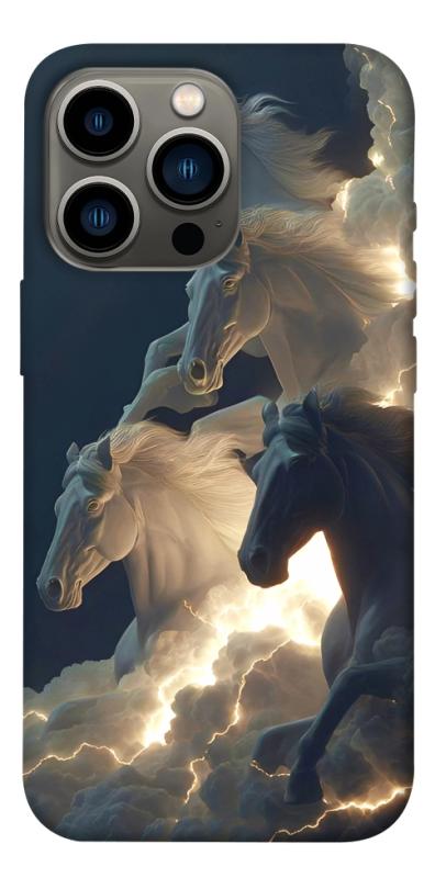 Чехол itsPrint Cloud Horses для Apple iPhone 13 Pro (6.1"), животные, купить оптом с доставкой