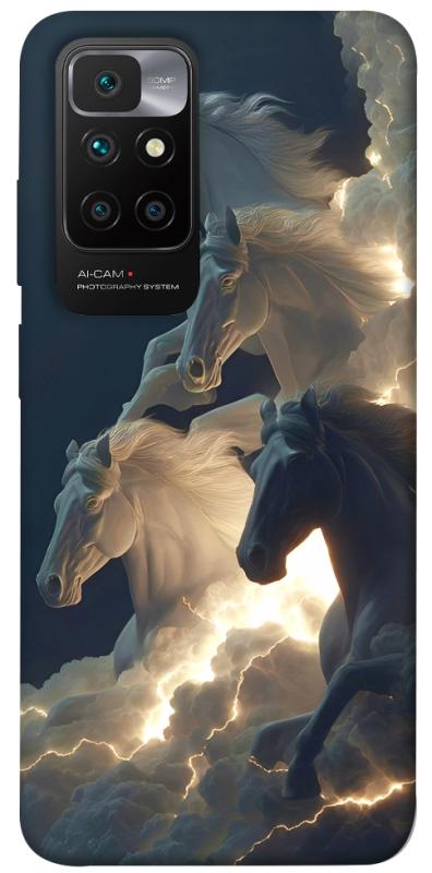 Чехол itsPrint Cloud Horses для Xiaomi Redmi 10, животные, купить оптом с доставкой