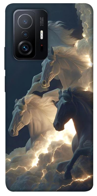 Чехол itsPrint Cloud Horses для Xiaomi 11T / 11T Pro, животные, купить оптом с доставкой