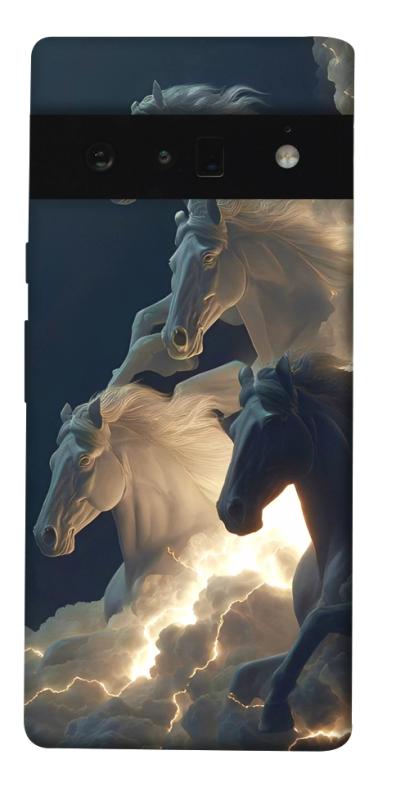 Чехол itsPrint Cloud Horses для Google Pixel 6 Pro, животные, купить оптом с доставкой