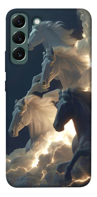 Чехол itsPrint Cloud Horses для Samsung Galaxy S22+, животные, купить оптом с доставкой