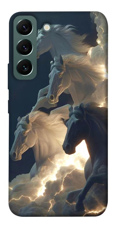 Чехол itsPrint Cloud Horses для Samsung Galaxy S22, животные, купить оптом с доставкой